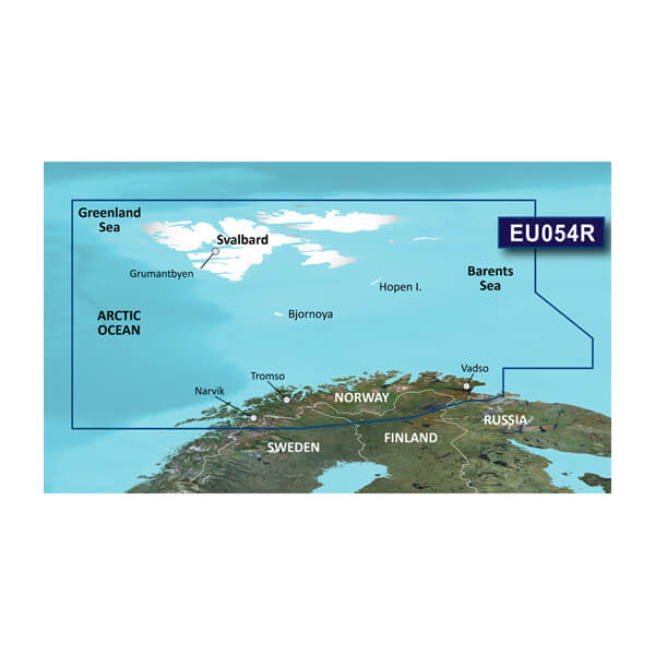 microSD™/SD™ card: HXEU054R - Vestfjd-Svalbard-Varanger — Garmin.com product image