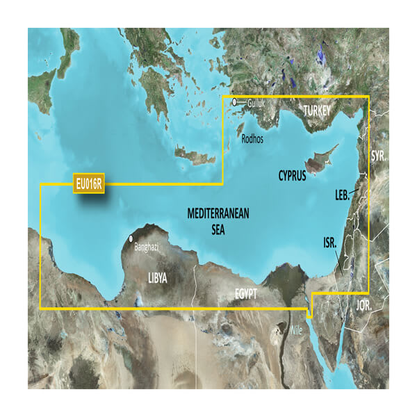 microSD™/SD™ card: HXEU016R - Mediterranean Southeast — Garmin.com product image