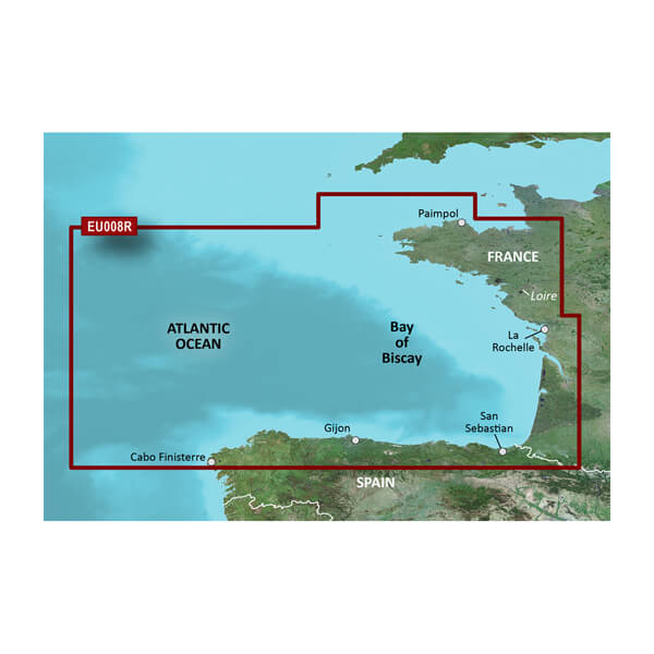 microSD™/SD™ card: HXEU008R - Bay of Biscay — Garmin.com product image