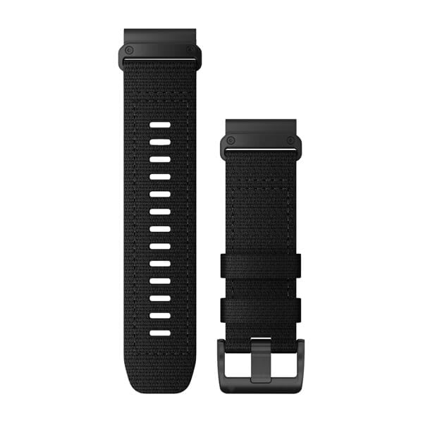 QuickFit® 26 Watch Bands, Tactical Black Nylon — Garmin.com product image