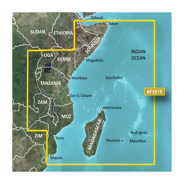 microSD™/SD™ card: HXAF001R - Eastern Africa — Garmin.com product image