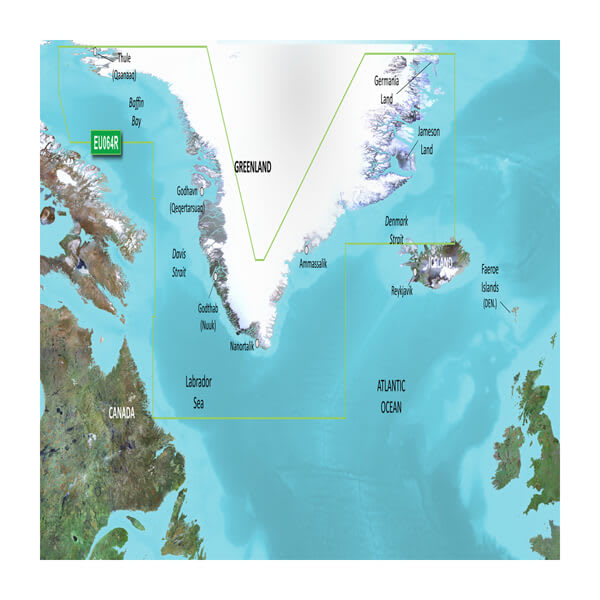 microSD™/SD™ card: HXEU064R - Greenland — Garmin.com product image
