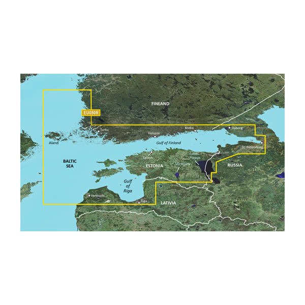 microSD™/SD™ card: HXEU050R - Gulfs of Finland & Riga — Garmin.com product image