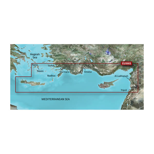 microSD™/SD™ card: VEU506S-Crete-Cyprus — Garmin.com product image