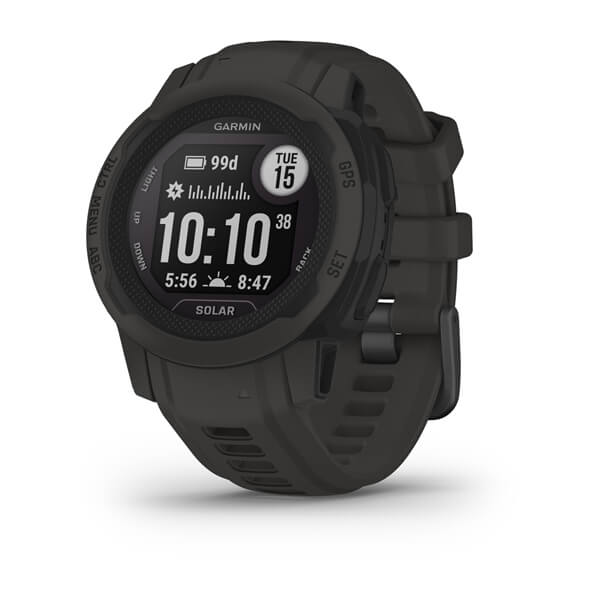 Instinct® 2S Solar, Mist Gray — Garmin.com product image