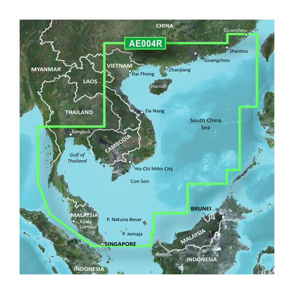 microSD™/SD™ card: HXAE004R - South China Sea — Garmin.com product image