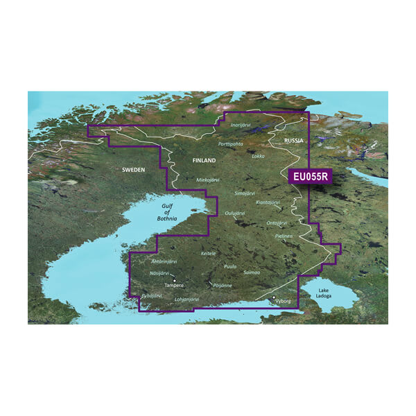 microSD™/SD™ card: HXEU055R - Finnish Lakes — Garmin.com product image
