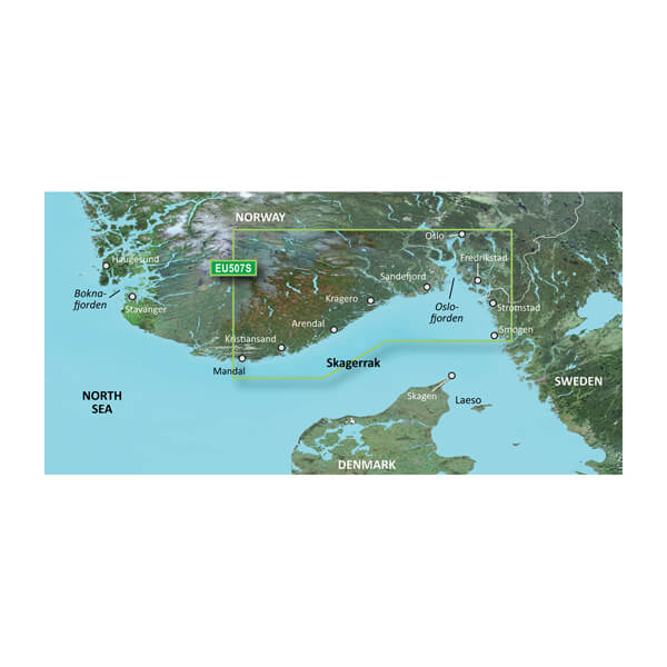 microSD™/SD™ card: VEU507S - Oslo-Mandal-Smogen — Garmin.com product image