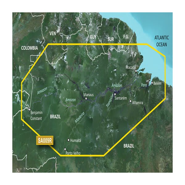 microSD™/SD™ card: HXSA009R-Amazon River — Garmin.com product image