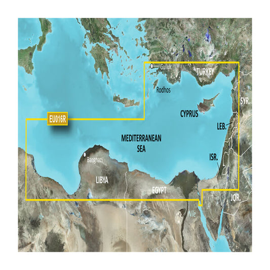microSD™/SD™ card: HXEU016R - Mediterranean Southeast — Garmin.com product image