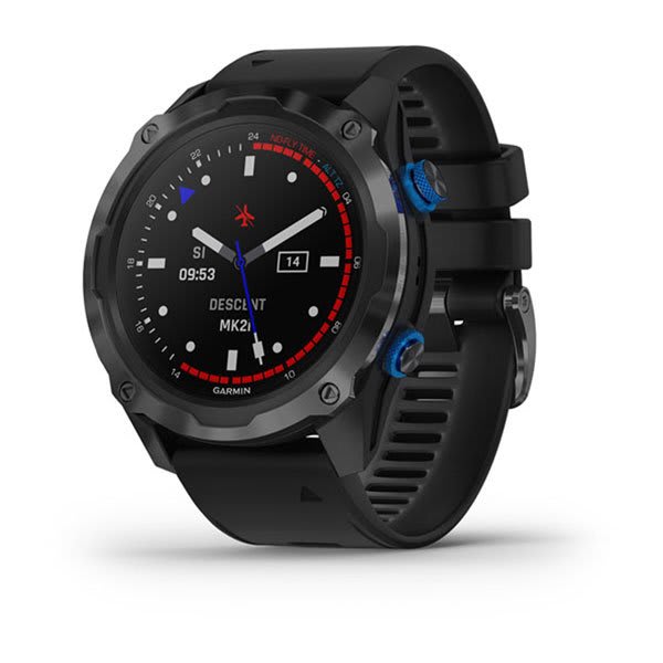 Descent™ Mk2i, Titanium Carbon Gray DLC with Black Band — Garmin.com product image