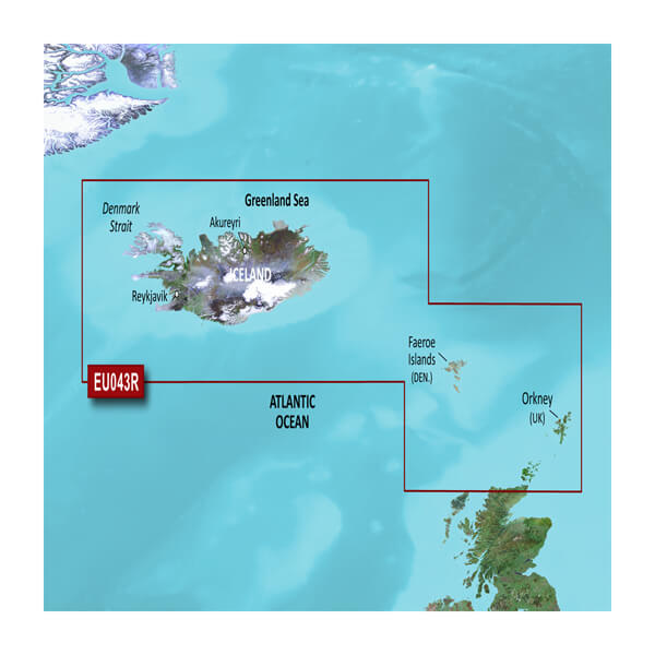 microSD™/SD™ card: HXEU043R - Iceland to Orkney — Garmin.com product image