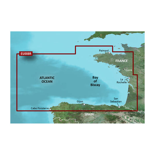 microSD™/SD™ card: HXEU008R - Bay of Biscay — Garmin.com product image