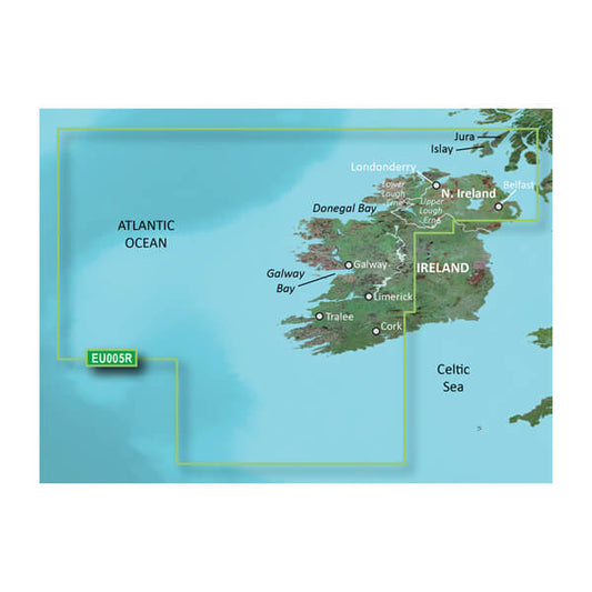microSD™/SD™ card: HXEU005R - Ireland, West Coast — Garmin.com product image