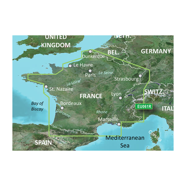 microSD™/SD™ card: HXEU061R- France Inland Waters — Garmin.com product image