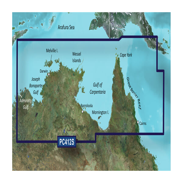 microSD™/SD™ card: HXPC412S-Admiralty Gulf WA to Cairns — Garmin.com product image