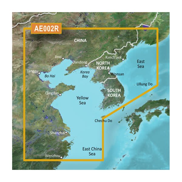 microSD™/SD™ card: HXAE002R - Yellow Sea — Garmin.com product image