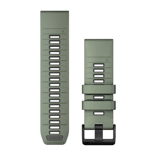 QuickFit® 26 Watch Bands, Willow/Graphite Silicone