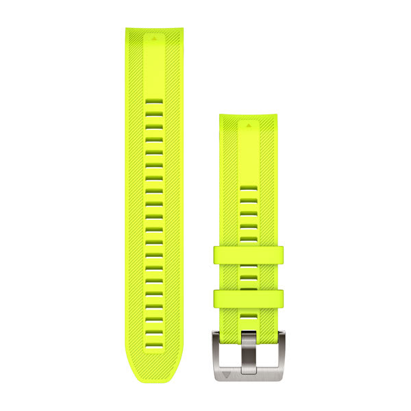 QuickFit® 22 Watch Straps, Amp Yellow Silicone Strap