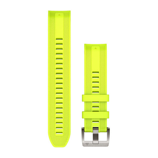 QuickFit® 22 Watch Straps, Amp Yellow Silicone Strap