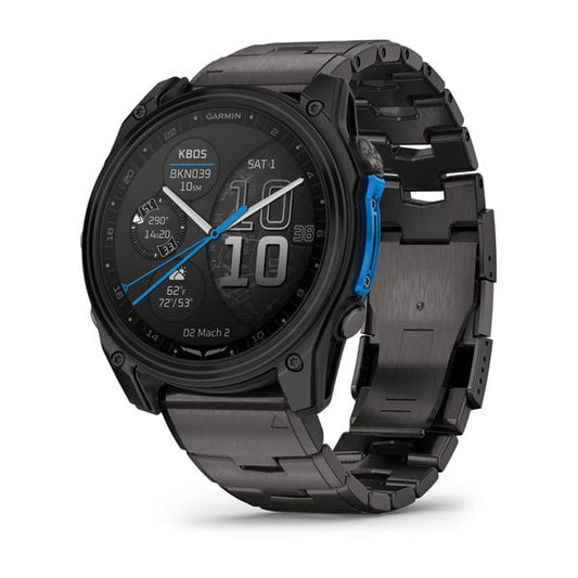 Garmin D2™ Mach 2 – 51 mm, Carbon Gray DLC Titanium with Vented Titanium Bracelet