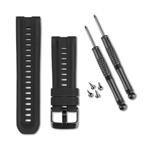 Black Silicone Watch Band