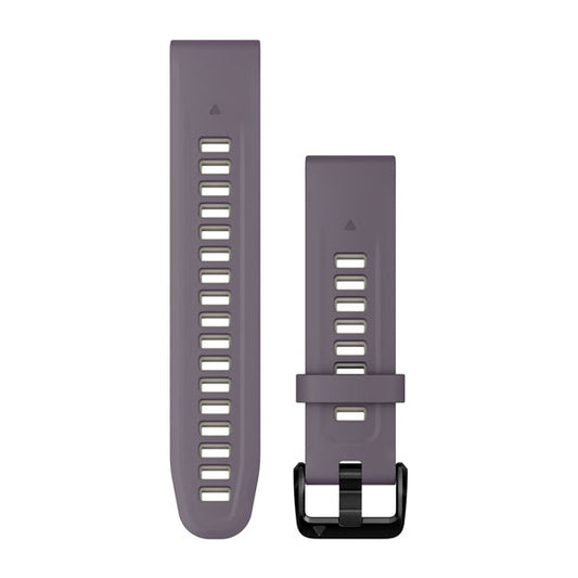 QuickFit® 20 Watch Bands, Deep Orchid/Light Sand Silicone