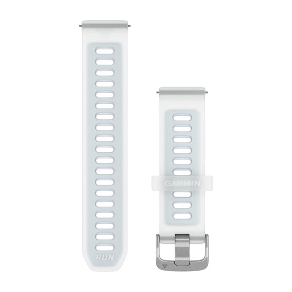 Quick Release Bands (20 mm), Translucent Whitestone/Cloud Blue with Silver Hardware
