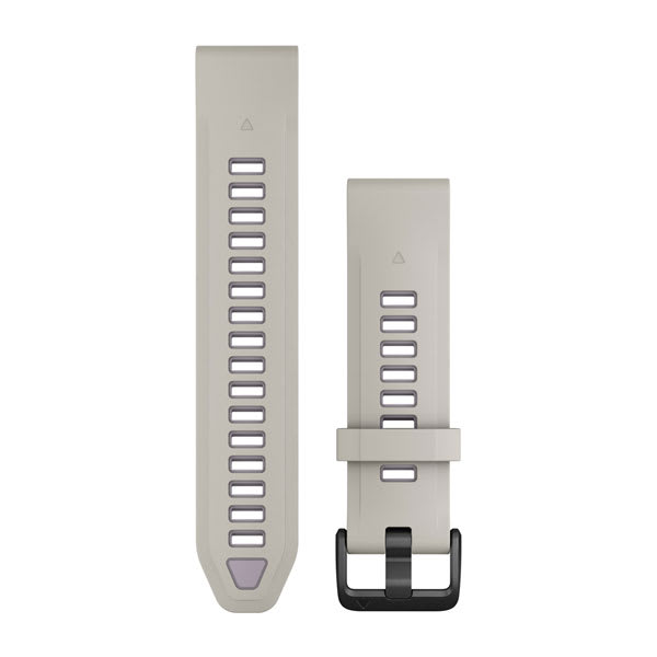 QuickFit® 20 Watch Bands, Fog Gray/Lavender Silicone