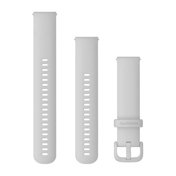 Quick Release Bands (20 mm), Mist Gray Silicone Band