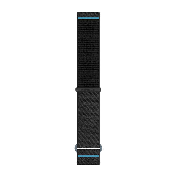 Quick Release Bands (20 mm), Black/Azure ComfortFit Fabric