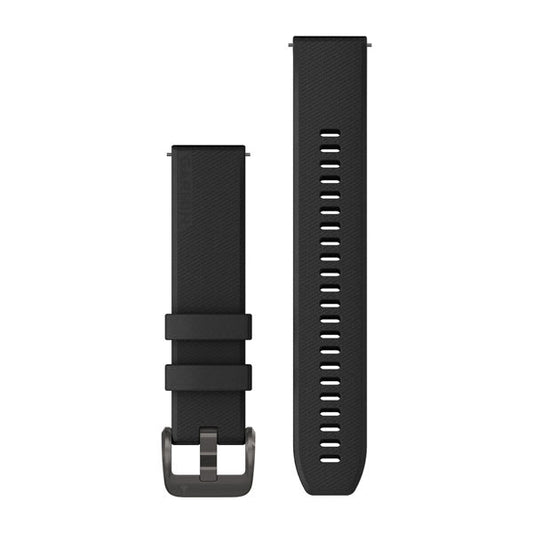 Quick Release Bands (20 mm), Black with Black Hardware