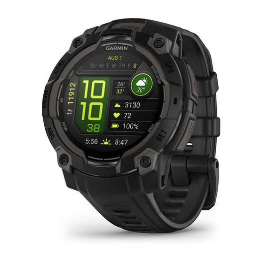 Instinct® 3 – 45 mm, AMOLED, Black with Black Band