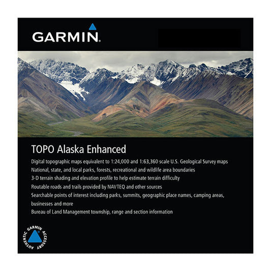 microSD™/SD™ card: TOPO Alaska Enhanced — Garmin.com product image
