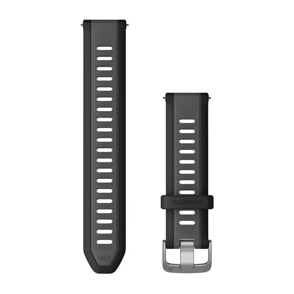 Quick Release Bands (20 mm), Black/Slate Gray Band
