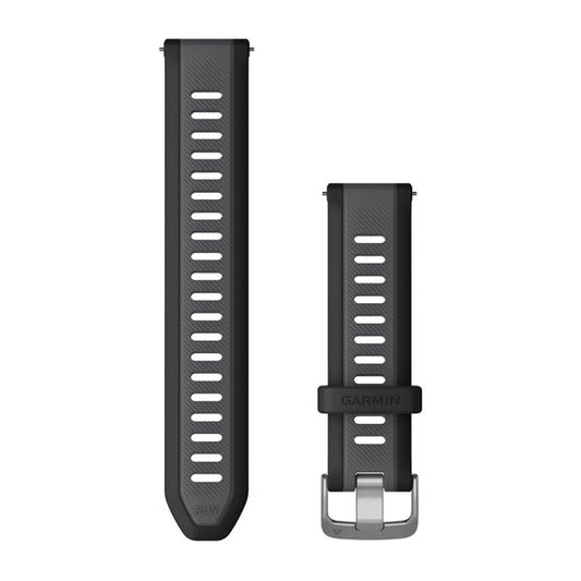 Quick Release Bands (20 mm), Black/Slate Gray Band