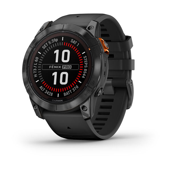 f?nix® 7X Pro – Solar Edition, Slate Gray with Black Band