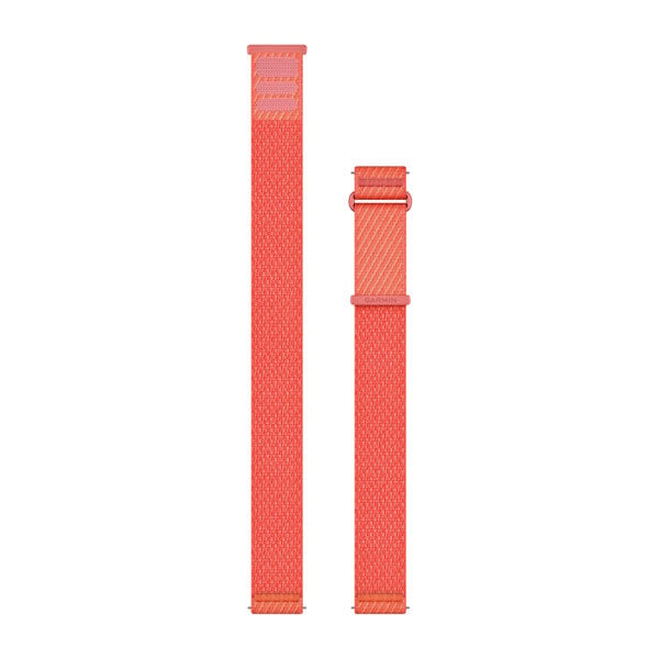 Quick Release Bands (20 mm), Coral/Red Pink ComfortFit Fabric