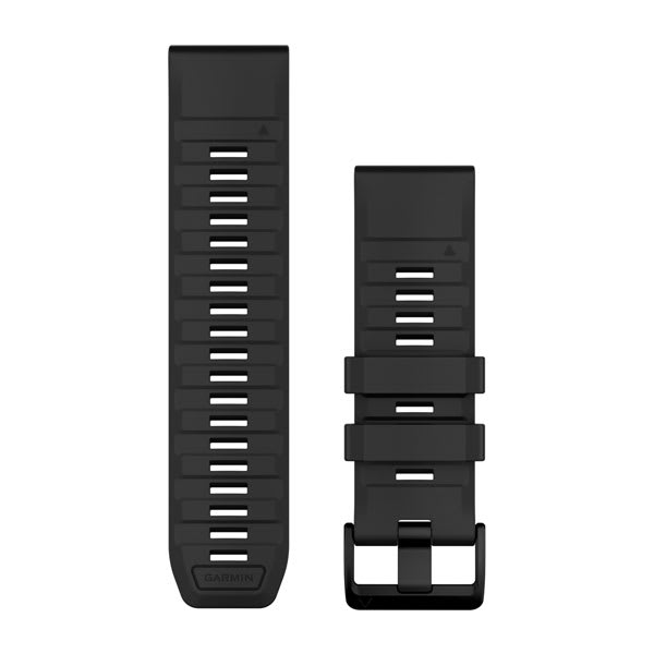 QuickFit® 26 Watch Bands, Black Silicone