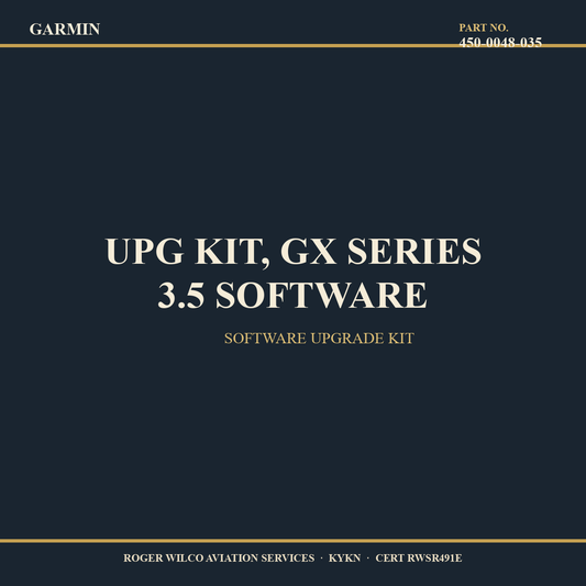 UPG KIT, GX SERIES 3.5 SOFTWARE — 450-0048-035 — Garmin service part
